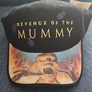 NWT Revenge of the Mummy Black Cap